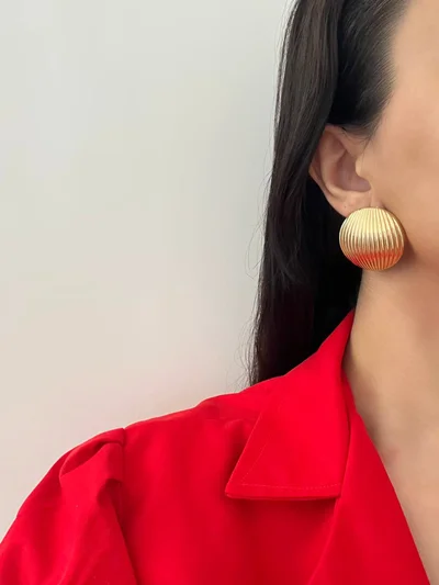 گوشواره طلایی طرح کوکی