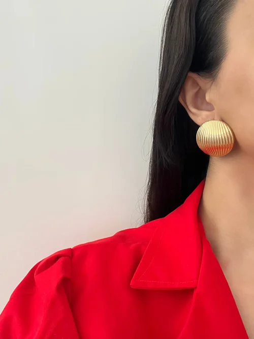 گوشواره طلایی طرح کوکی