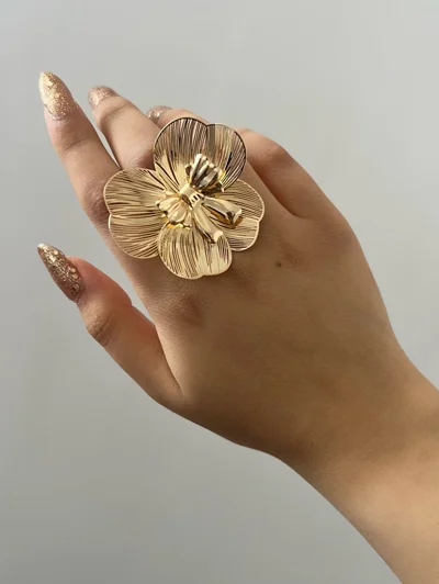 انگشتر طرح گل کد۰۱۴