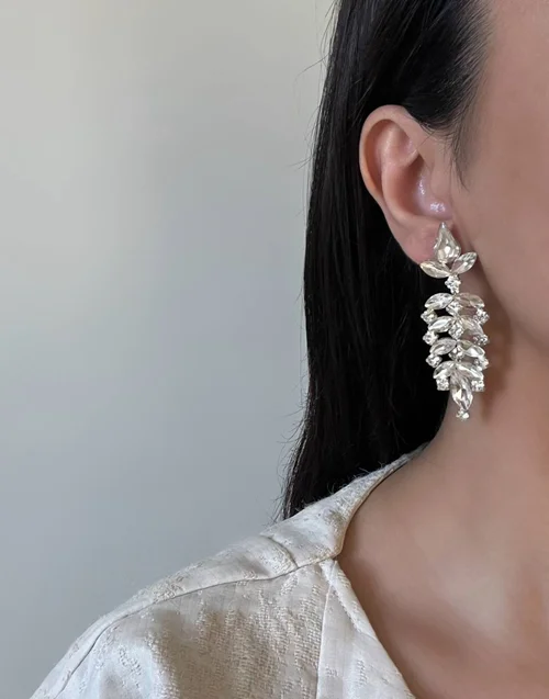 گوشواره جواهری طرح انگور